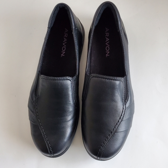 Aravon Women's Faith Flats, Black, 6.5 - Picture 5 of 6